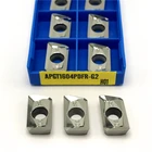 APGT1604 PDFR G2 H01, алюминиевые фрезерные вставки, токарный инструмент, режущий инструмент с ЧПУ APGT 1604, Высококачественная токарная вставка