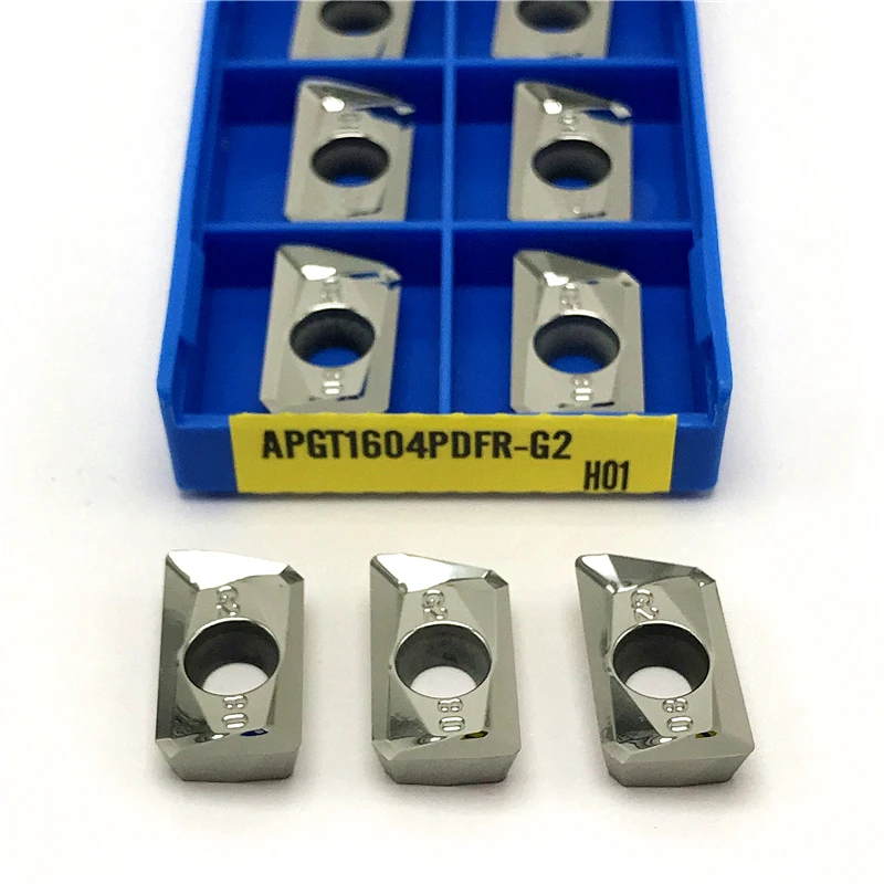 APKT1604 PDFR G2 H01 алюминиевая фреза токарный инструмент с ЧПУ Режущий APKT 1604 высокое