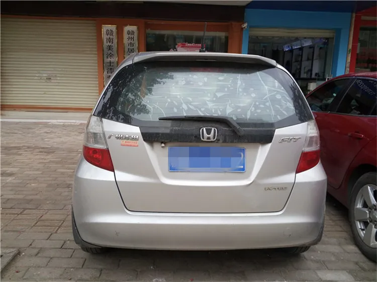 Спойлер для HONDA FIT 2008-2013 спойлер из высококачественного АБС-материала заднего