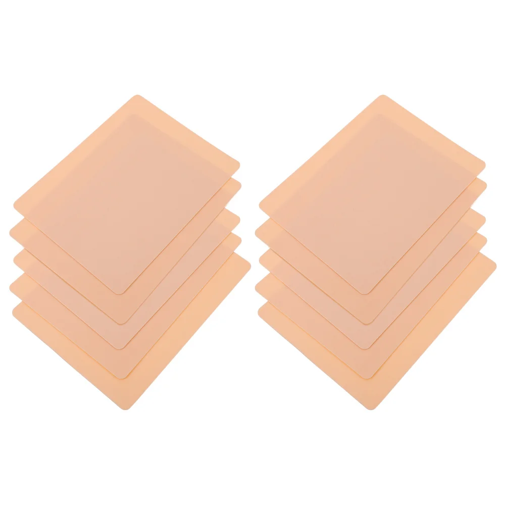 

10pcs Practice Skin Makeup Fake Skin Permanent Brow Practice Skin