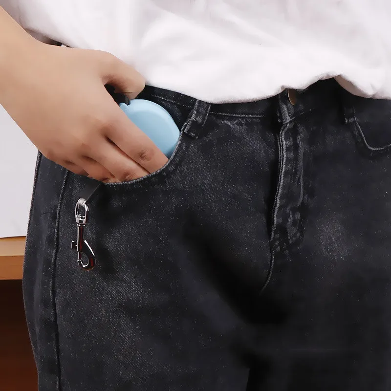 Поводок для собак автоматический телескопический Портативный Светоотражающий