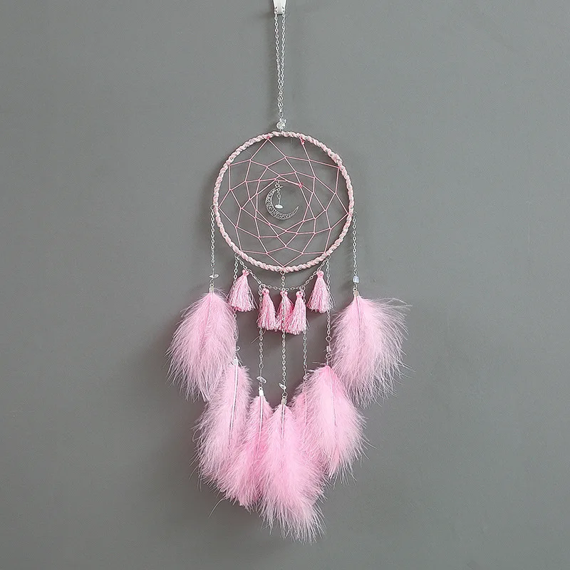 

Creative Hand Woven Exquisite Dream Catcher Boho Home Wall Decor Girls Kids Nursery Garden Decoration Outdoor Gifts with Light