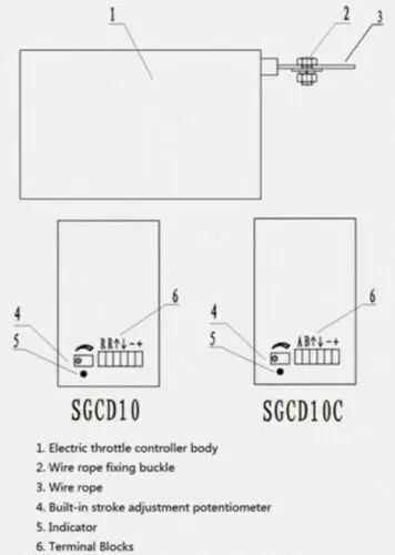 CE SGCD10 diesel generator electric throttle servo controller 24V / 12V | Обустройство дома