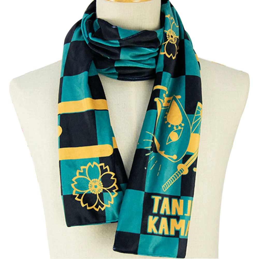 Новый школьный шарф шаль Длинный дизайнерский галстук с принтом маски для