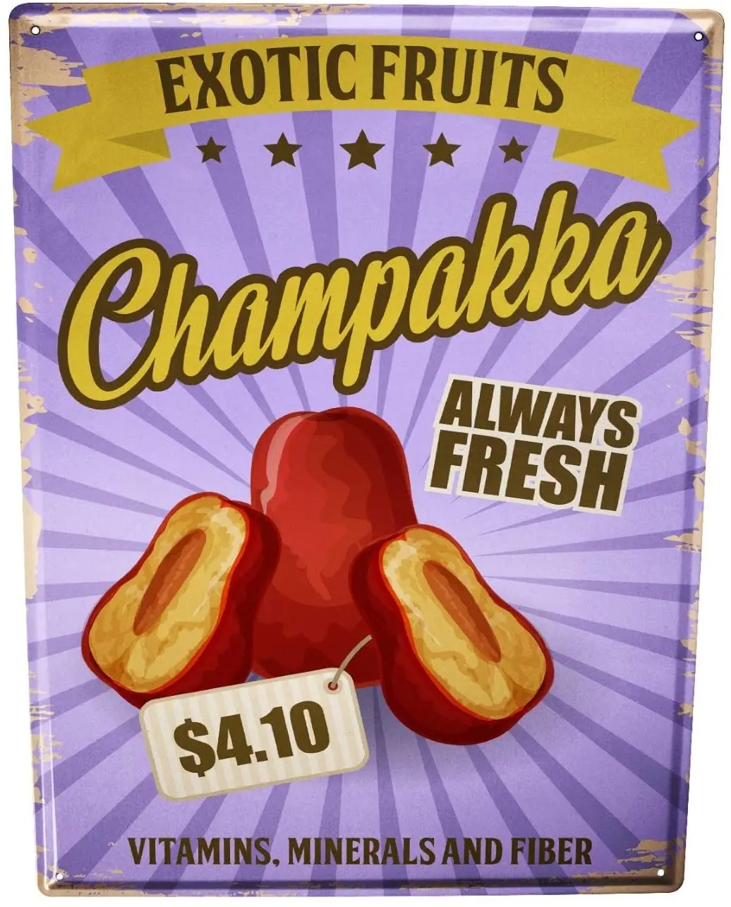 

SINCE 2004 tin Plate Kitchen champakka Fruit