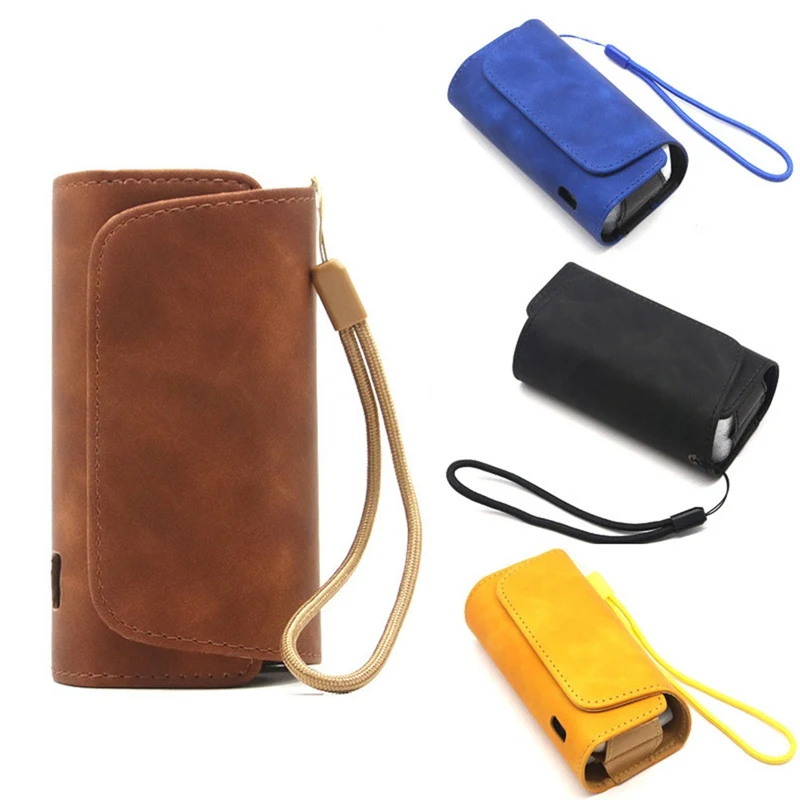 

Fashion Flip Double Book Cover For Iqos 3.0 Case Pouch Bag Holder Cover Wallet Leather Case For Iqos 3