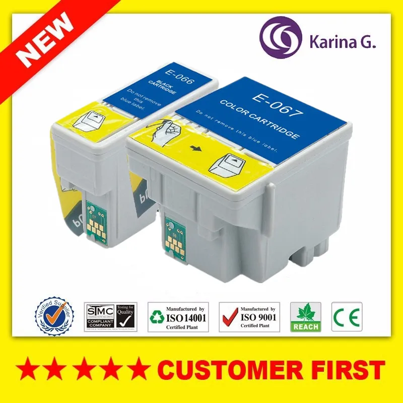 Совместимый чернильный картридж для T066 T067 Подходит Epson Stylus C48 и т. Д.|Чернильные
