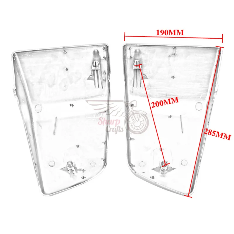 Мотоциклетные боковые обтекатели из АБС пластика и черного хром для