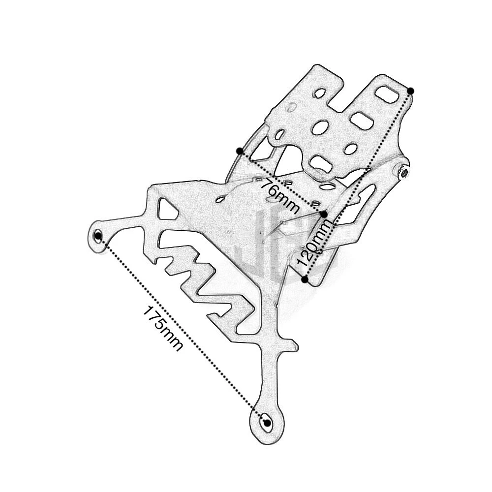 MTKRACING для Xmax 125 250 300 400 Мотоциклетные аксессуары Передняя подставка держатель