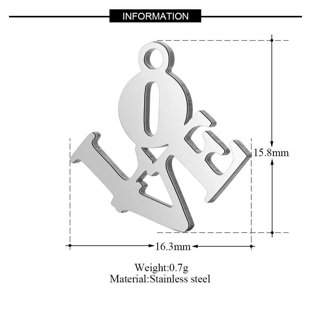 Wholesale DIY Jewelry Charms: 10 Mom-themed Stainless Steel Pendants for Mother's Day Crafting image 3