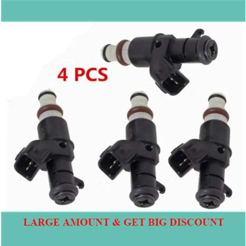 4 шт. набор Оригинальный Новый 16450 RBB 003 топливный инжектор 8 отверстий для RSX A ccord C RV
