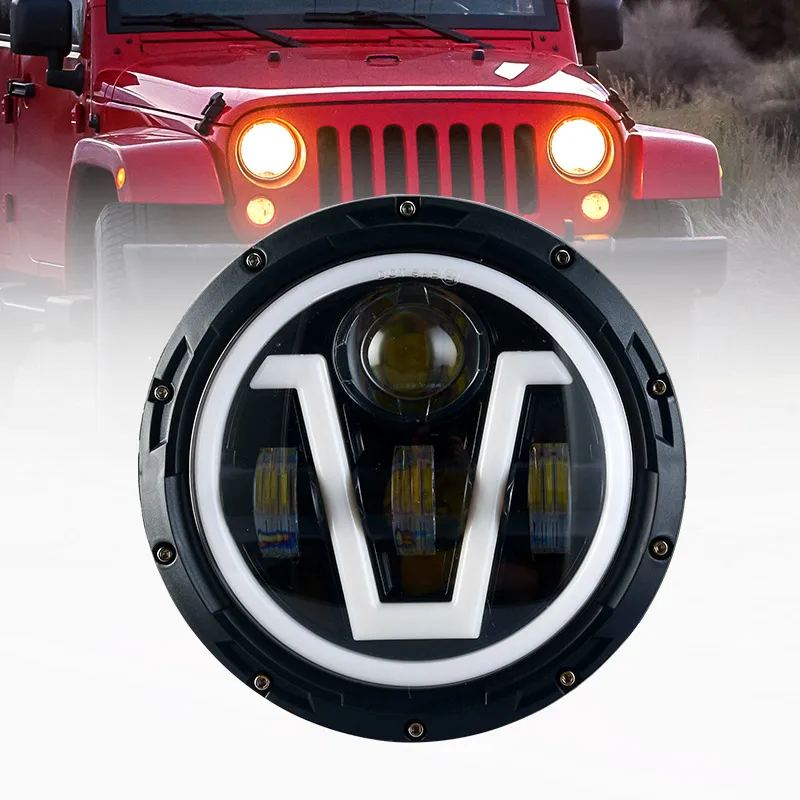 

Good Quality 7 Inch Headlight Good Sealing IP67 Round Car Light