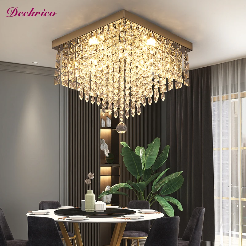 Креативная роскошная хрустальная люстра K9 комнатные потолочные лампы подвесные