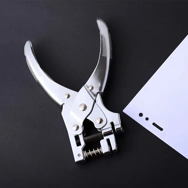 Металл 3 мм 5 отверстие Дырокол ID карты бумаги Резак ПВХ фото Скрапбукинг DIY