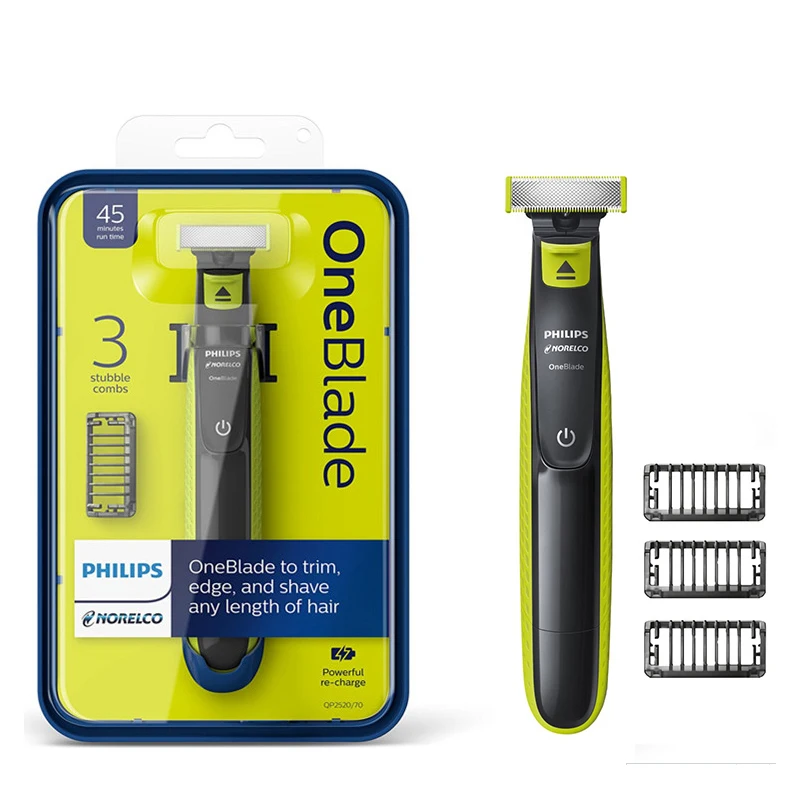Бритвенный станок Philips Norelco OneBlade Face QP2520 электробритва Мужская бритва с NimH