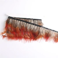10 yard lot nature pheasant feather trim trimming 1 5 2inch 4 5cm supplies feathers for crafts plumas