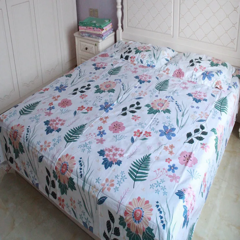 1 предмет эко печатных натуральный хлопок кровать постельные принадлежности