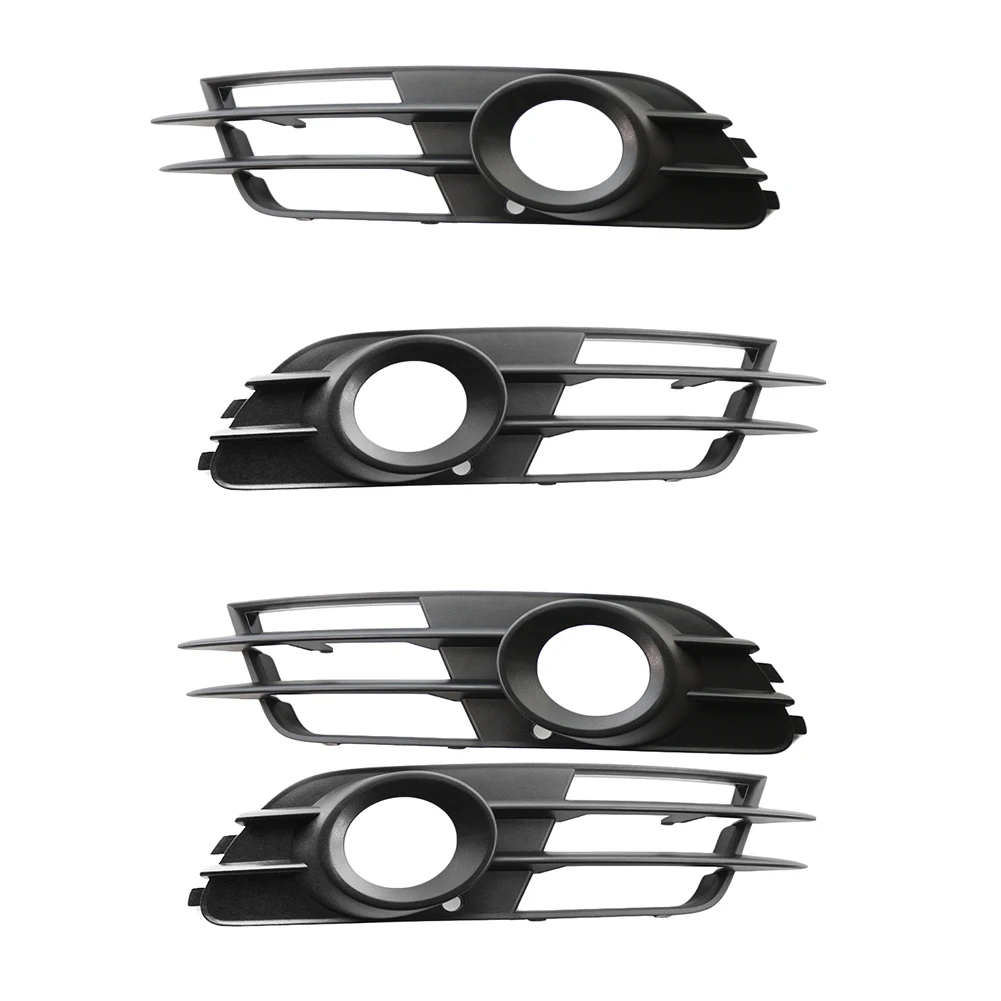 

Car Front Bumper Grille Fog Lights Covers Trim Grill Cover Left Right Fog Lamp Grill for Audi A6 C7 13-15