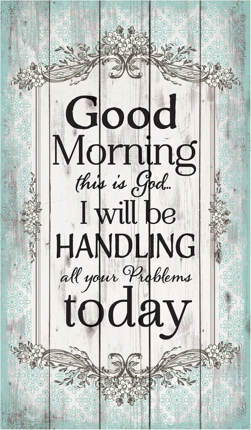 

Good Morning this is God… Art Film Print Silk Poster Home Wall Decor 24x36inch