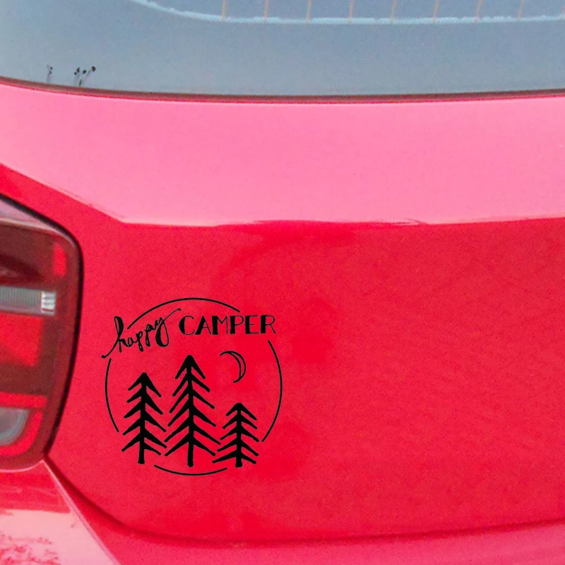 Счастливый стиль кемпинга автомобильные окна бамперы аксессуары для мотоциклов