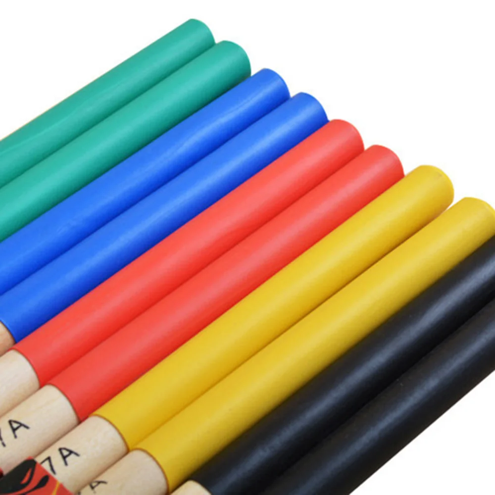 

5 Pairs of 7A Maple Drum Sticks Drum Accessories Multi Color for Kids Children