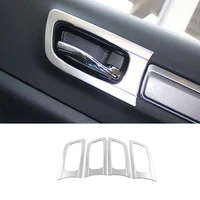 for renault koleos 2017 2018 accessories stainless steel car inner door handle bowl frame cover trim car styling 4pcs