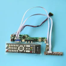 Kit for B156XW02 V.0/V.1/V.2/V3/V4/V6/V7 VGA+HDMI-compatible+AV+USB Screen LVDS Panel Remote 1366*768 TV Drive Controller Board
