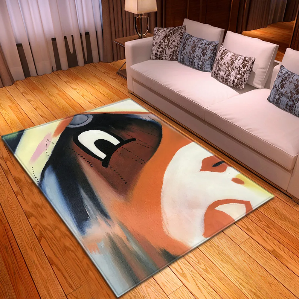Декоративный коврик для детской комнаты нескользящий ковер с абстрактным