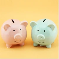 cute ceramic piggy bank saving cash coin modern home decorations animal piggy bank kids toys children gifts