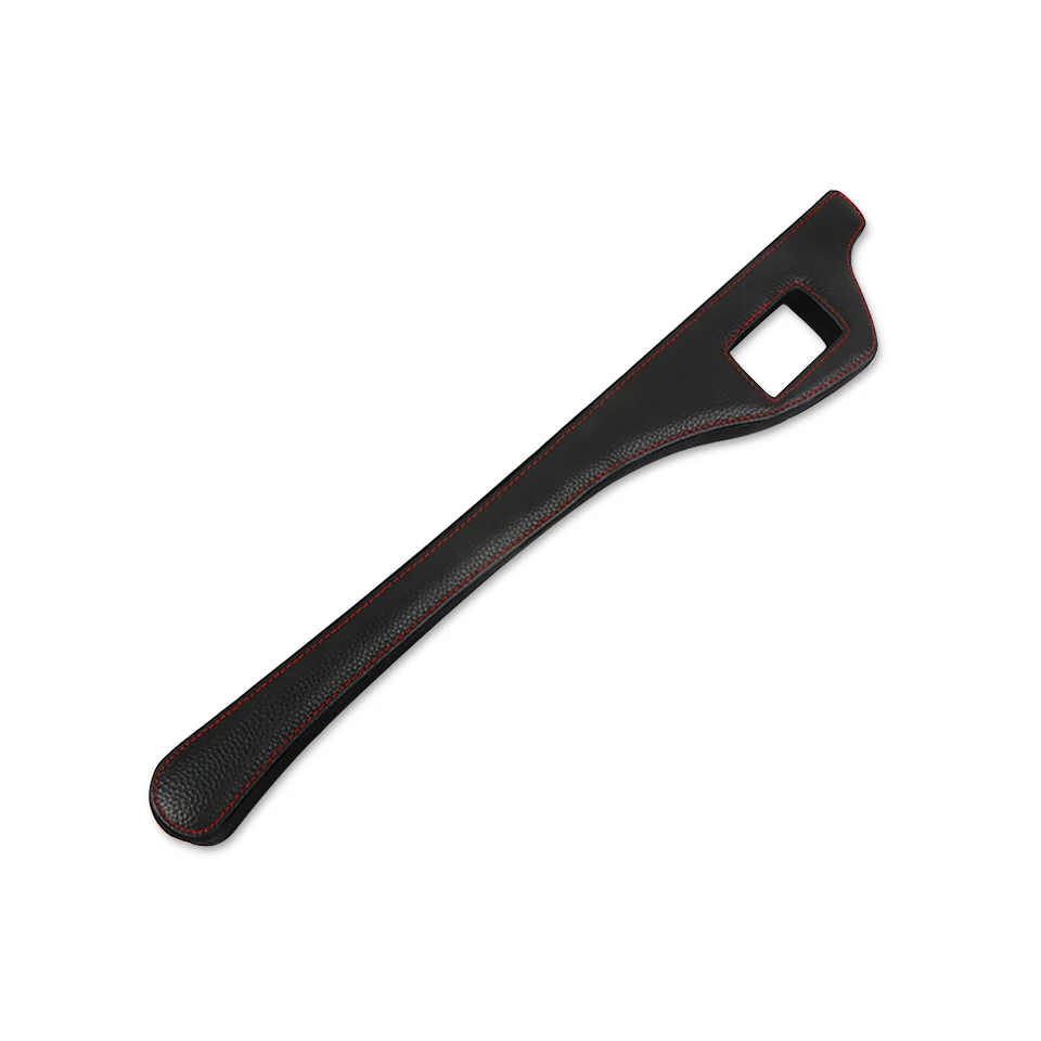 1pcs Black left Автомобильная Кожаная подушка для сиденья, герметичная пробка, защитная накладка для сиденья автомобиля, декоративная накладка для автомобиля, герметичная накладка - Название цвета: 1pcs Black left