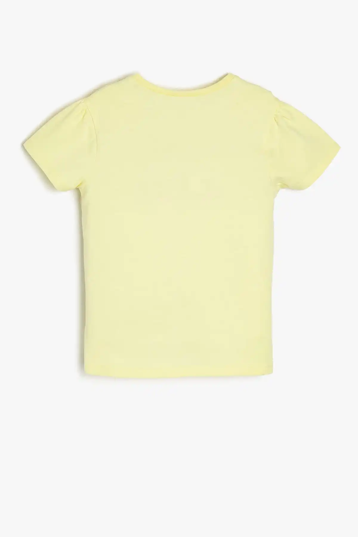 Koton Kids Yellow Female Child Printed T-Shirt | Женская одежда