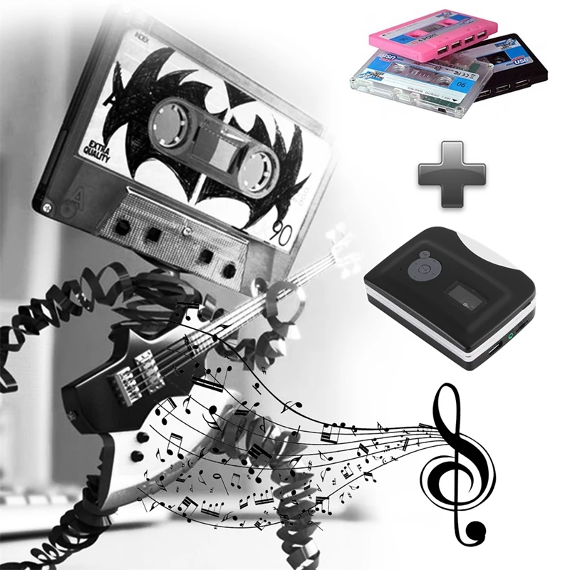 TTKK кассета плеер USB флэш накопитель аудио MP3 формат захвата конвертер