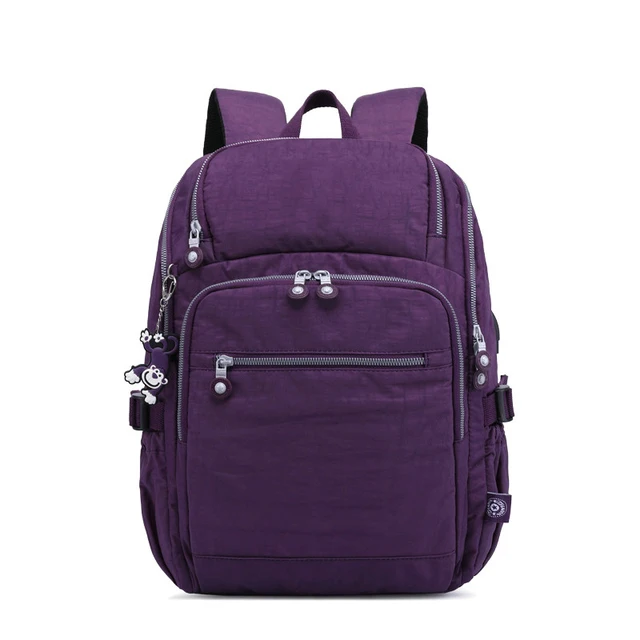 

Designer Women Backpack Casual Bolsa men Schoolbag Back pack for Teenage Girls Mochila Escolar Monkey Keychain Sac A Dos