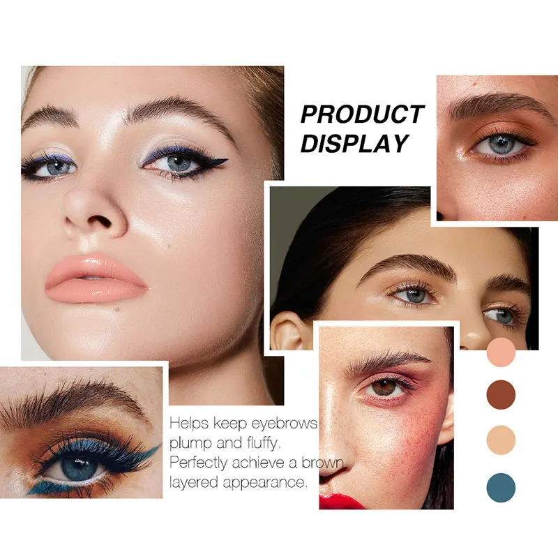Новинка набор геля для укладки бровей с кисточкой водостойкий стойкий макияжа