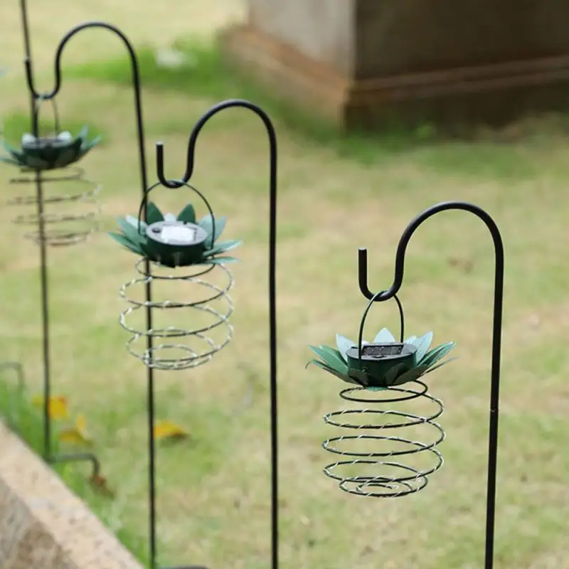 

1pcs Solar Pineapple Light Waterproof Path Lights Hanging Night Light Portable Wire Lamp Portable Night Light Garden Wall Lamp