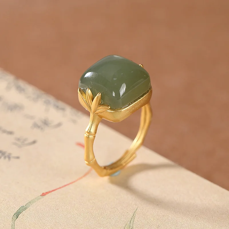Серебряное кольцо 925 женское ювелирное изделие регулируемое открытие|Кольца| |