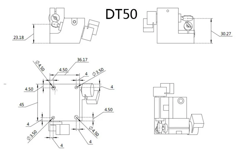 400nm 700nm DT50Kpps высокая скорость сканирования гальванометр Galvo сканер лазерная