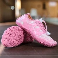childrens swimming shoes quick drying non slip scratch resistant soft soled beach shoes colorful lace up water shoes