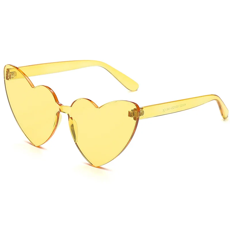 Очки солнцезацитные для женщин сердечками из пластика|Женские солнцезащитные
