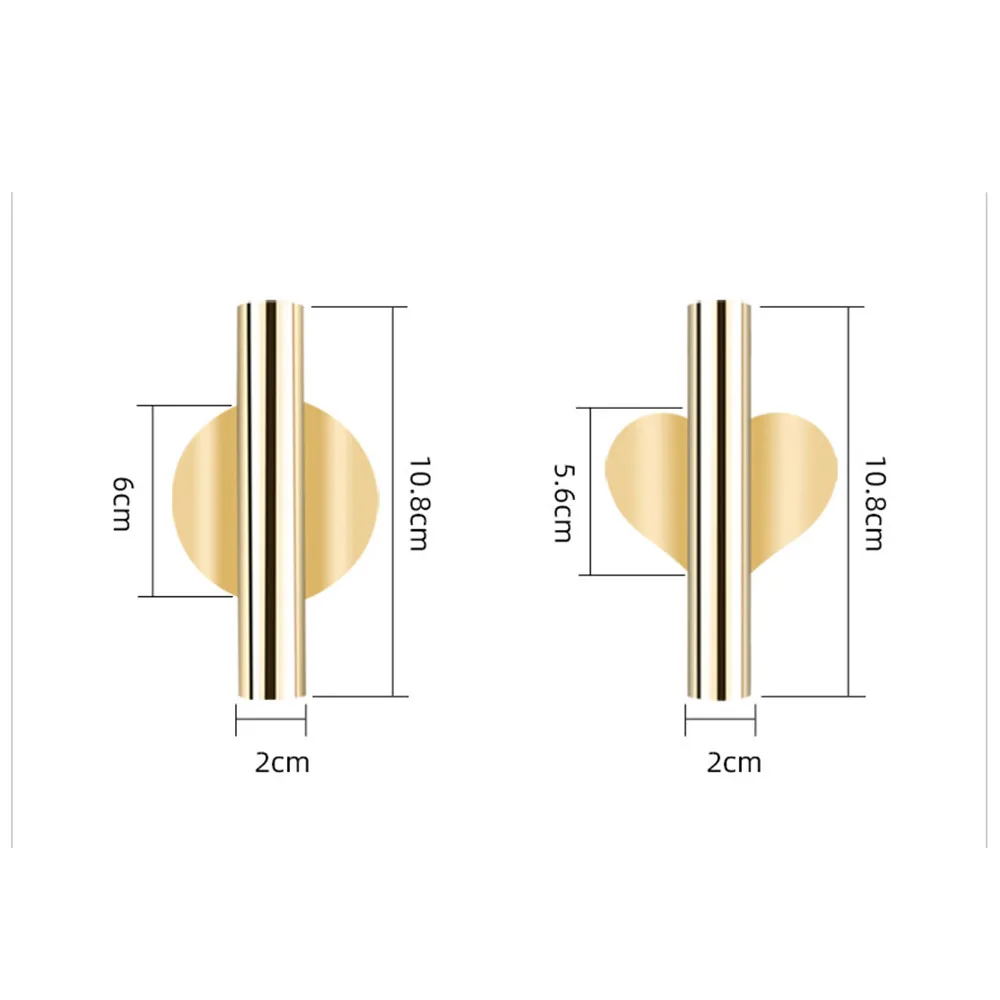 Настенная ваза в скандинавском стиле Золотая настенная Цветочная для гостиной