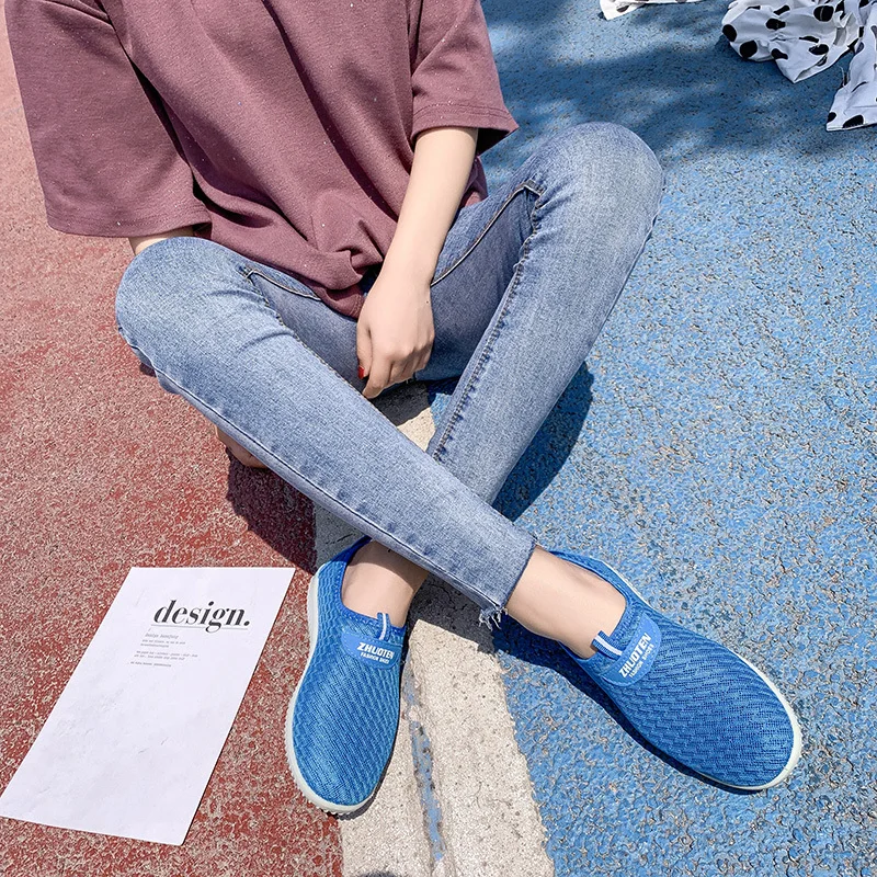 

2019 New Spring Autumn Casual Shoes Woman Flats Solid Slip on Round Toe Comfortable Flats Women Shoes Zapatos Mujer Plus Size 41