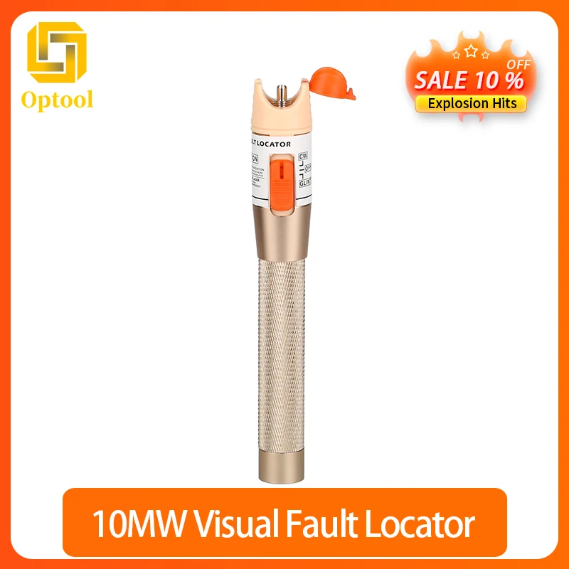 Preferential Price Red light pen 10MW metal shell Visual Fault Locator Fiber Optic Cable Tester Range 1-10km Free shipping | Мобильные