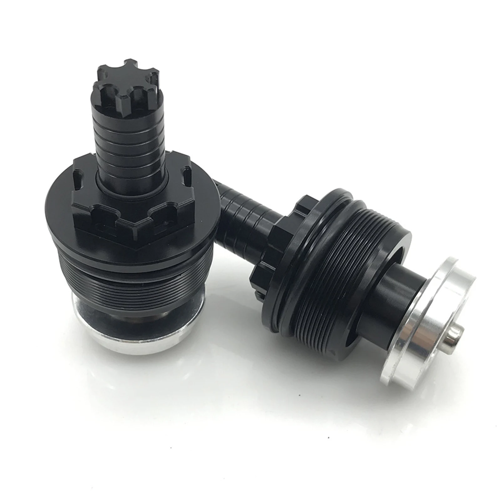 

2 Pieces Aluminum Alloy Front Shock Absorber Adjustment Compatible for