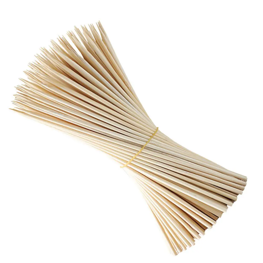 

1000Pcs Safe Bamboo Skewers Useful Bamboo Sticks Practical Barbecue Skewers