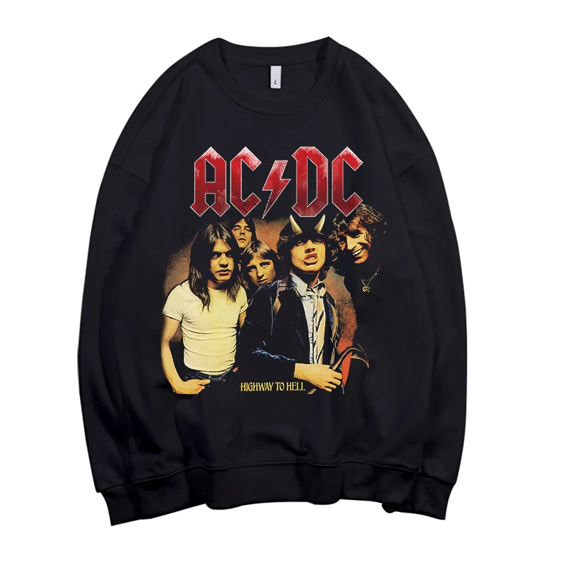 8 дизайнов Pollover Толстовка ACDC AC/DC Австралийский жесткий рок толстовки Панк sudadera уличная флисовая оболочка куртка верхняя одежда