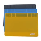 Силиконовый рабочий коврик большого размера, термостойкий изоляционный коврик для паяльной станции BGA, платформа для обслуживания