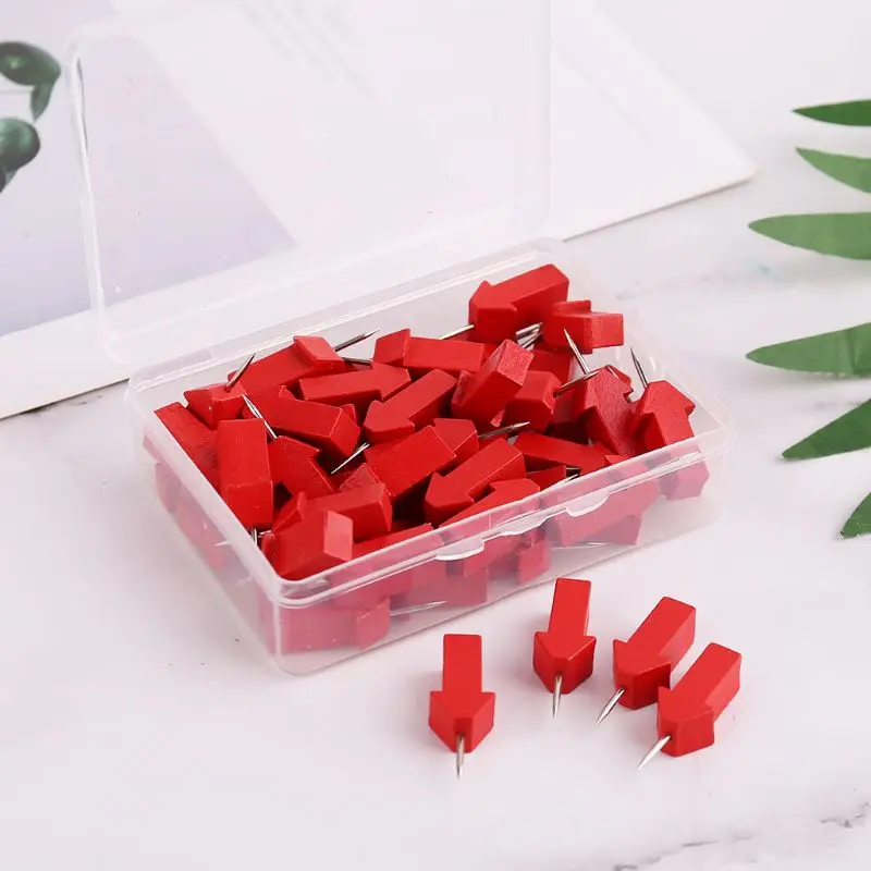 25/50 шт. маркеры со стрелками деревянные штифты для фотографий пробковые