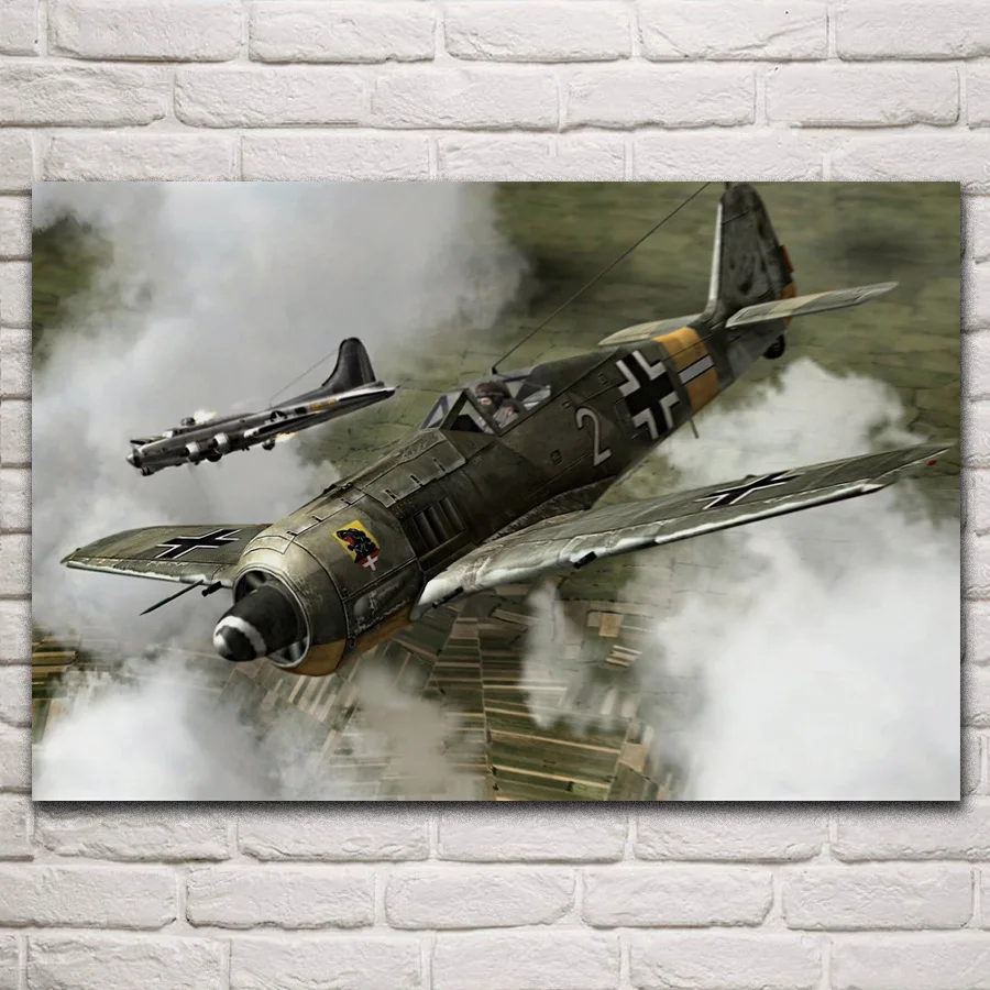 Фокусирующая немецкая фокусировка WW2 fw 190 боевой люфтваф фотография гостиной
