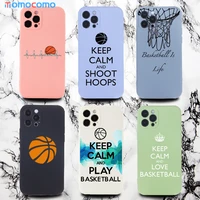 cool anime basketball style colorful phone cover for iphone 11 12 pro max mini xs xr x 7 8p shockproof candy phone case funda