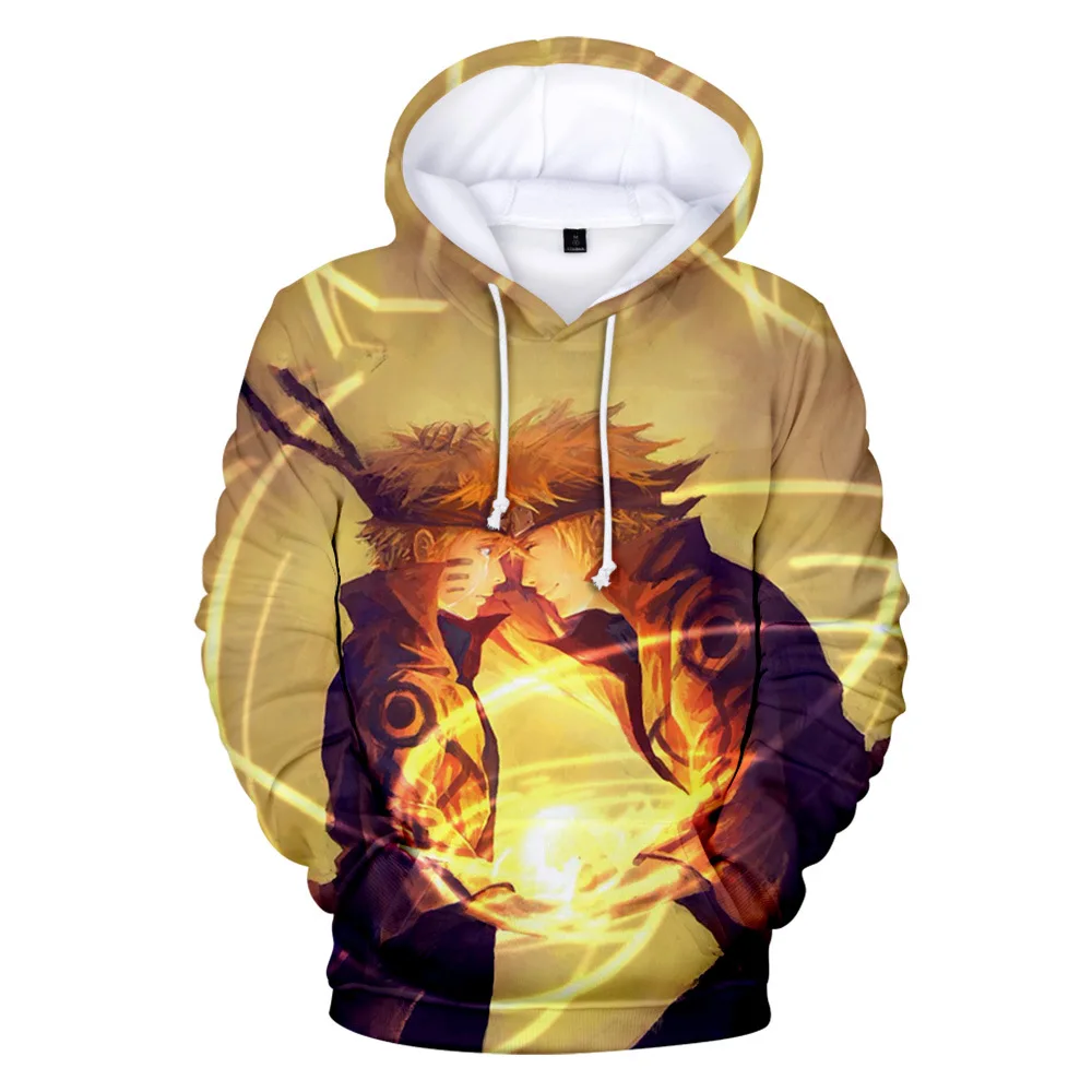 

Spring and Autumn Men's and Women's Hoodies 3D Printing Japanese Anime Kakashi Children's Pullover Sweatshirt Fashion Caot